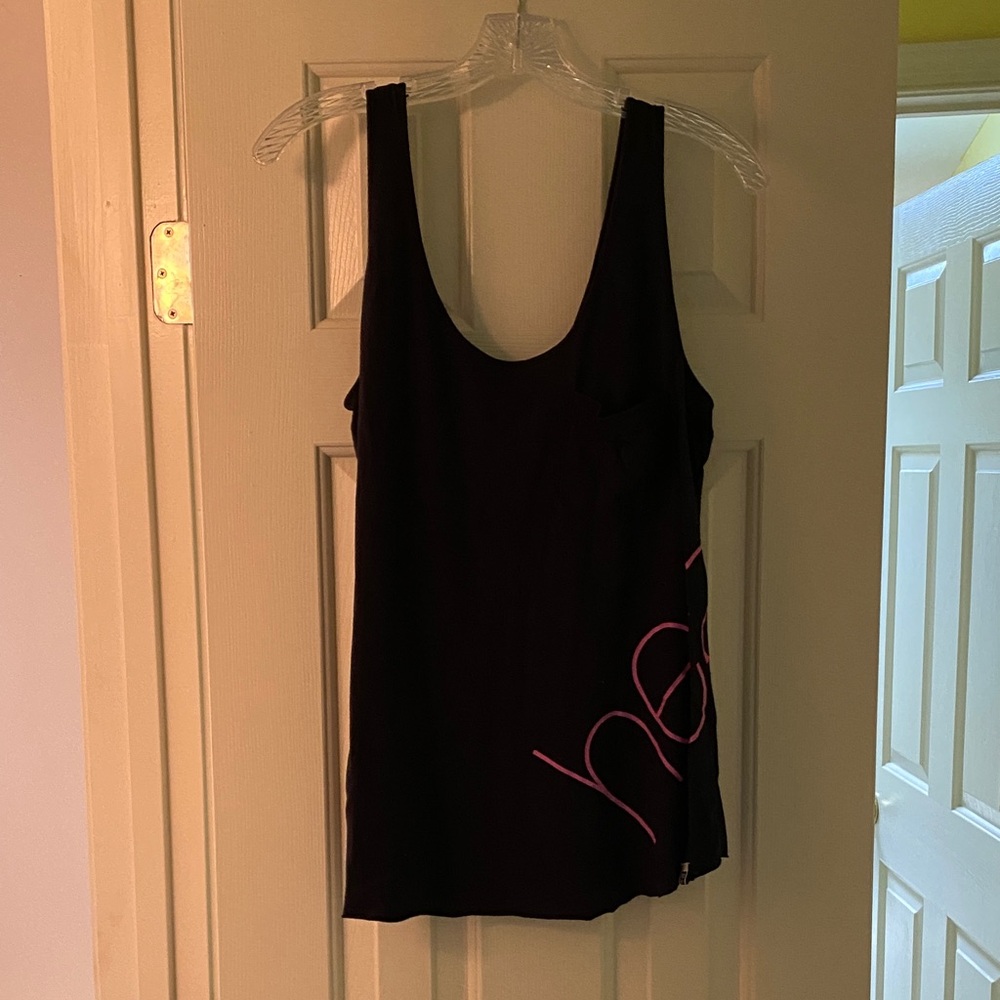 Vintage Roxy Black “heart” Sleeveless Top